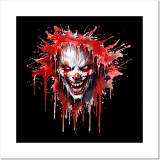 Scary Horror Clown Posters and Art